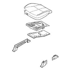 Kia 88200-AS9531DLQQK Cushion Assy - FR Seat Rh - 15-16 Sedona