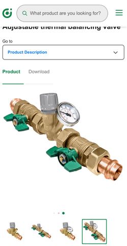 Thermal Balancing Valve