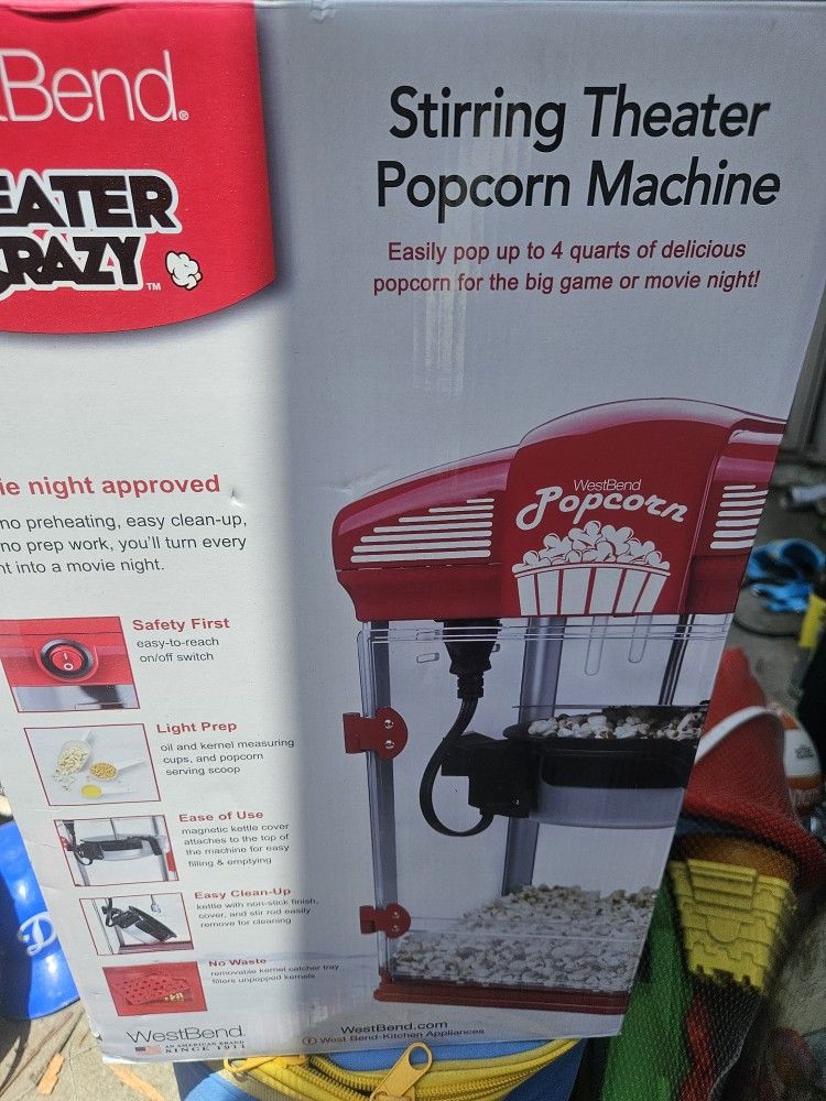 Popcorn Machine Great For Party's