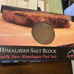 New ! Himalayan Salt Block 12 X 8 X 1.5 Inch For $15