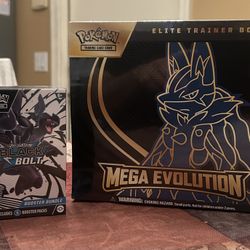 Black Bolt Booster Bundle & Mega Evolution ETB 