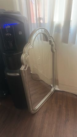 Decorative Wall Mirror with Silver Frame