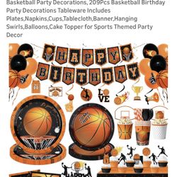  Basketball Birthday Decorations 