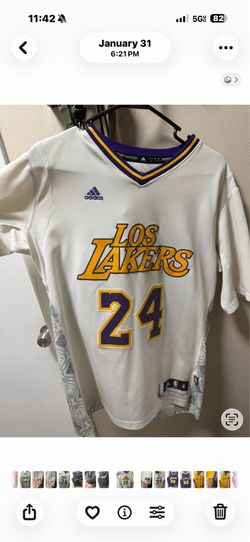 Kobe Bryant #24 Noches Enebea Adidas Jersey Size M
