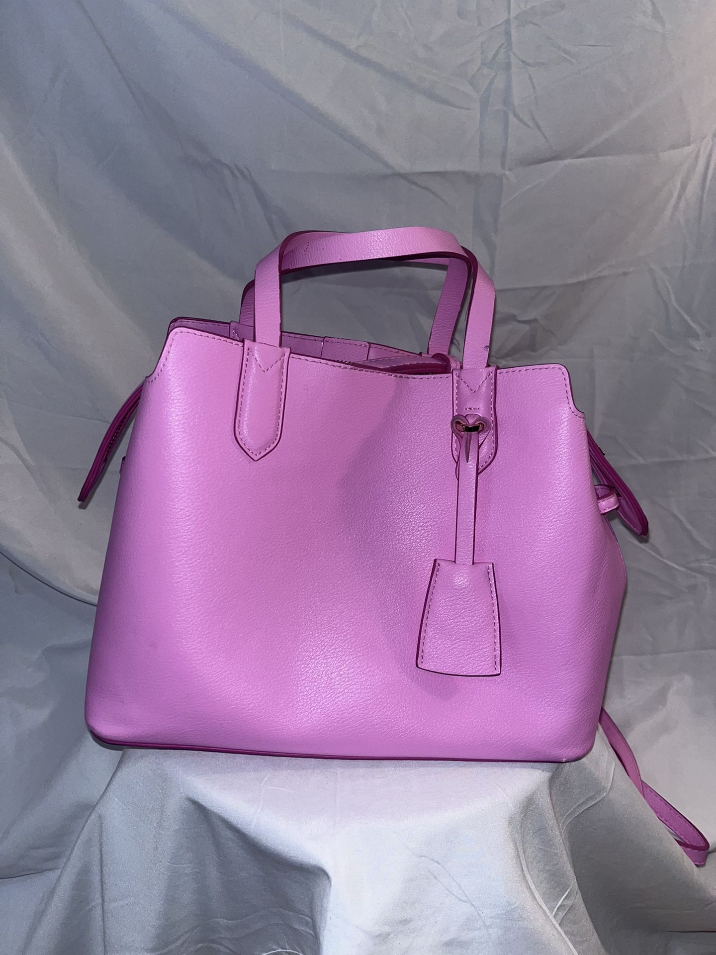 large pink purse