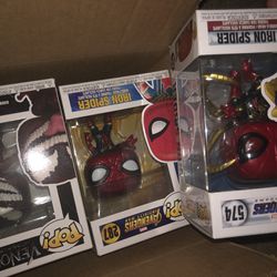 Spiderman+Carnage FUNKO POPS 