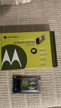 Motorola Wireless G Notebook Adapter (Model WN825G) - Vintage Tech