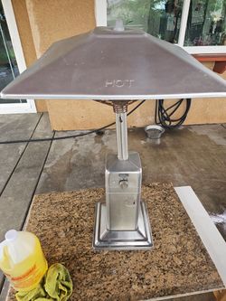 Portable mini propane tank heater, without propane tank