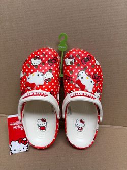 Hello Kitty crocs, women’s 5/6/7/8/9/10, new