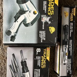 Air Tool Kit Bundle -impact +Chisels Set