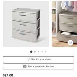 3 Drawer Plastic Storage Container From Target 