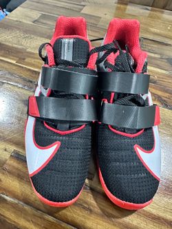 Nike Romaleos 4 Weightlifting Shoes Black Red CD3463-003 Men’s Size 9 US