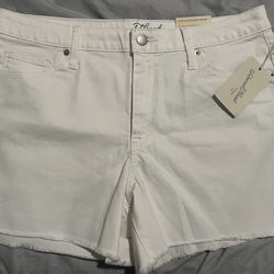 Women’s High Rise Midi  Shorts. Size 12
