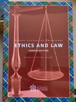 SCHOOL COUNSELING PRINCIPLES:ETHICS+LAW paperback text