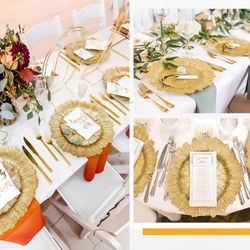 Gold Charger Plates For R.E.N.T 