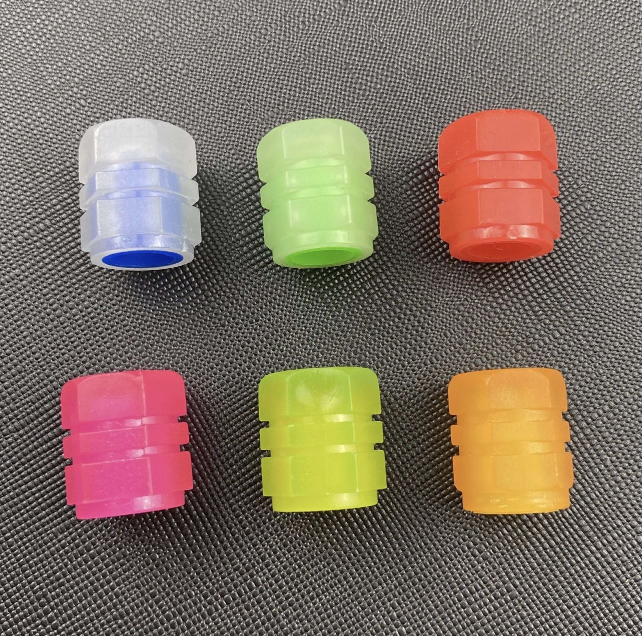 Glow In The Dark Tire Cap Valves