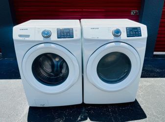 Samsung Washer and dryer front load set like new Free delivery