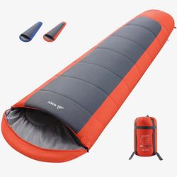 Sleeping Bag, Portable Lightweight Water Resistant Comfort