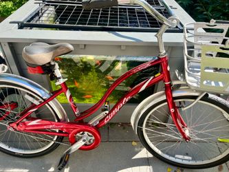 Nice beach cruiser bike big basket