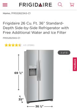 BRAND NEW Frigidaire refrigerator