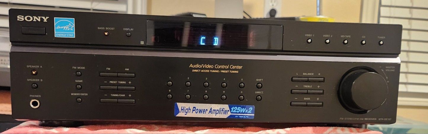 Sony STR-DE197
Stereo receiver