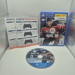 NHL 18 PS4 (Sony PlayStation 4, PS4, 2017)