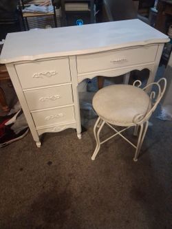 Vintage desk and chair