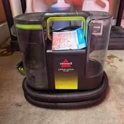 BISSELL - Little Green Max Pet Handheld Deep Cleaner - Black with Cha Cha Lime Accents