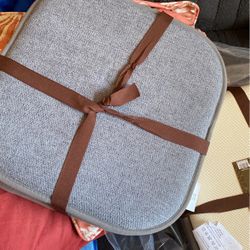 16 X 16 Memory Foam Dining Chair Pad 4 Total
