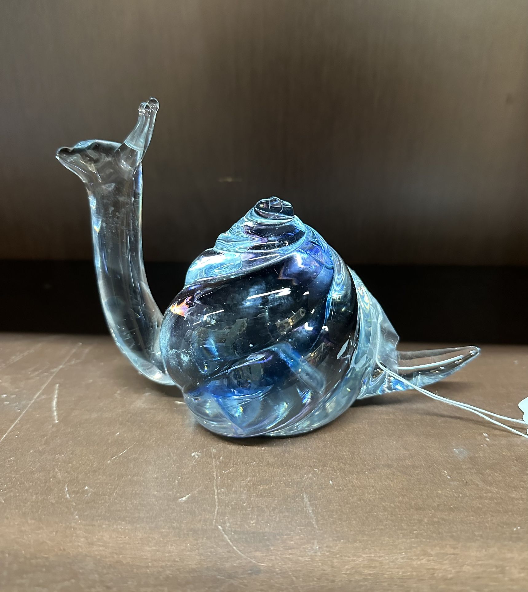 Alessandro Moretti Murano Signed Art glass Snai