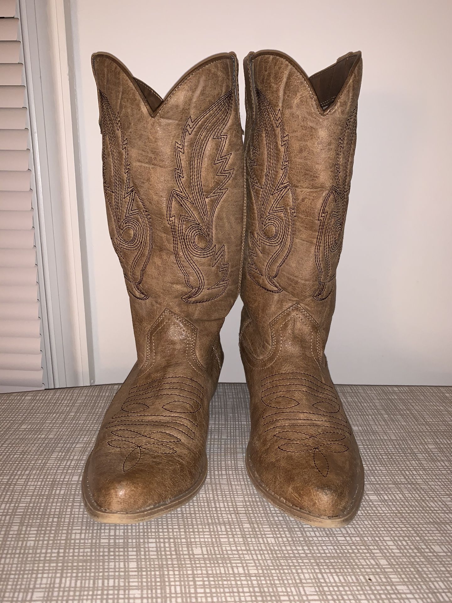 Cowboy Boots (Size 9W)