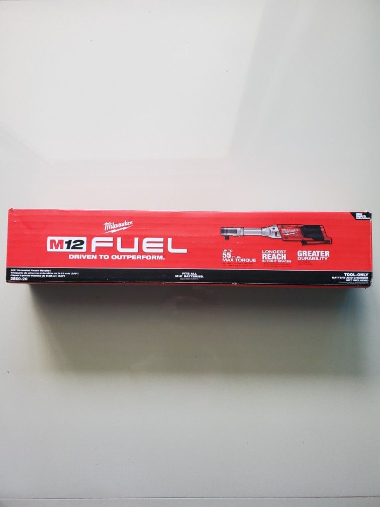 Milwaukee M12 FUEL 12V Lithium-Ion Brushless Cordless 3/8 in. Right Angle Impact Wrench (Tool-Only)