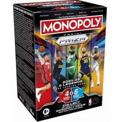 Monopoly Panini Prizm: 2024-25 NBA Basketball Trading Cards Booster Box