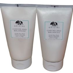 Origins Checks and Balances Frothy Face Wash 5 fl oz x2 NEW