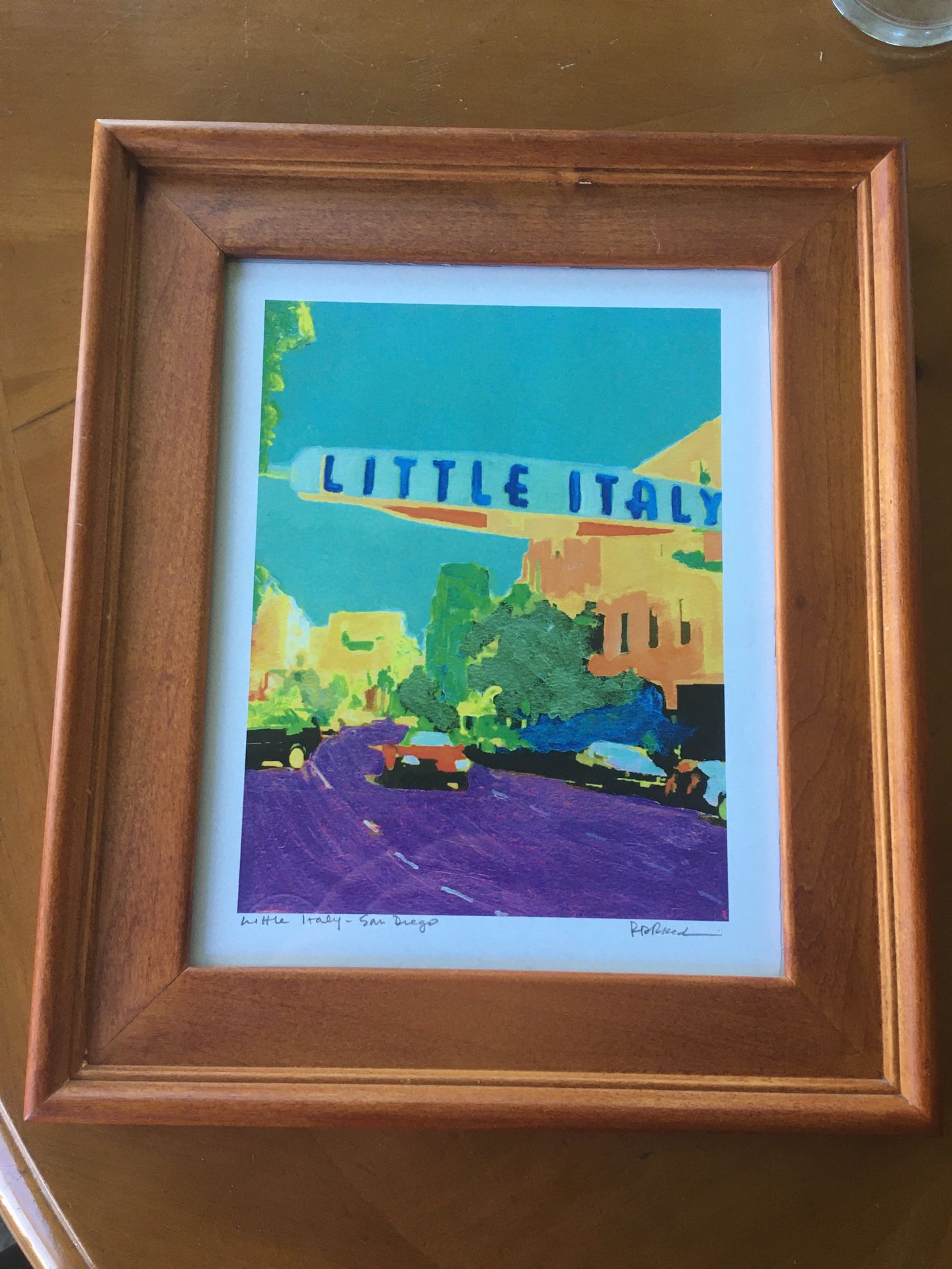 Little Italy Framed Art Print 11.5x13