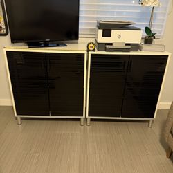 Cabinets - White And Black - 2 