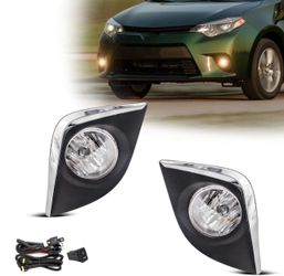 Fog Lights Assembly for 2014 2015 2016 Toyota Corolla Altis L LE CE ECO