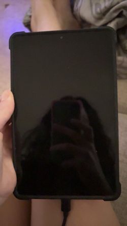 Android Tablet with Black Protective Case