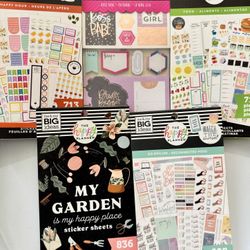 🌸 The Happy Planner Sticker Books – Bundle of 5 (Planner & Scrapbook Stickers)