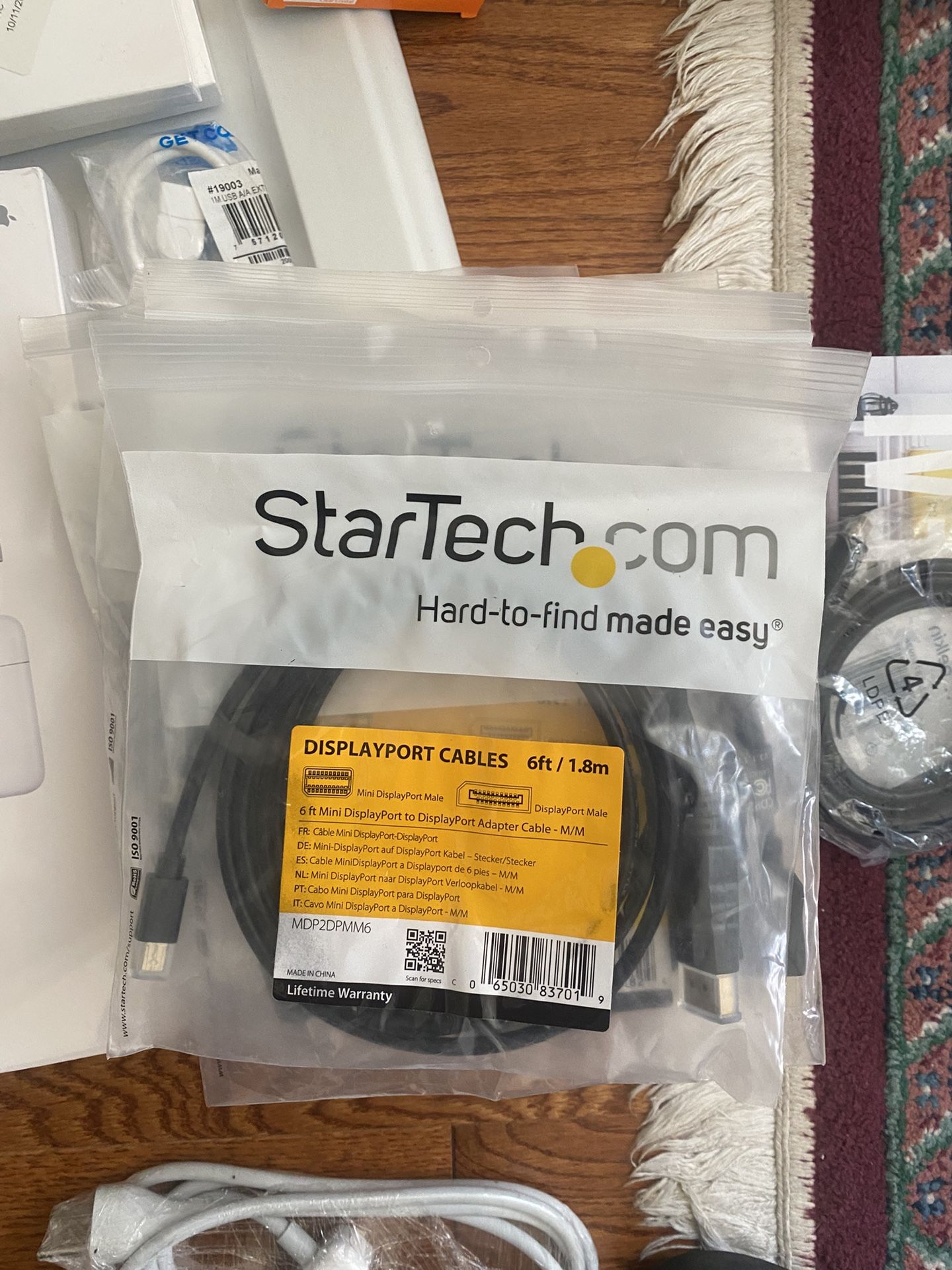 DisplayPort Cables 6tf/1.8m   MDP2DPMM6