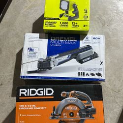 Dremel Oscillating Tool And Circular Saw