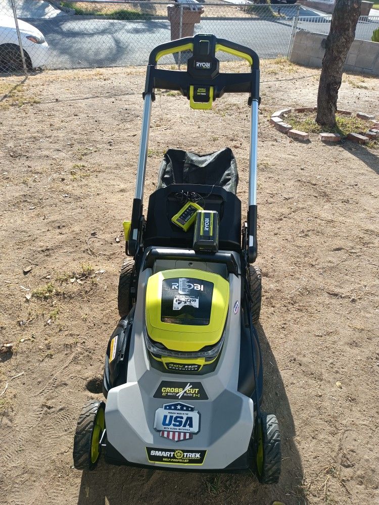 40V HP Brushless 21 in. Cordless Battery Walk Behind Self Propelled Lawn Mower with (1) 6.0 Ah Batteries and Charger