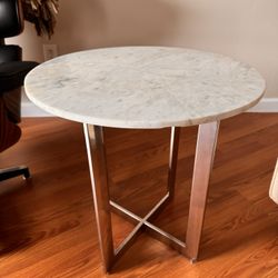 Ashley Furniture Round Marble Side table
