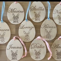 Personalized Easter Basket Tags 
