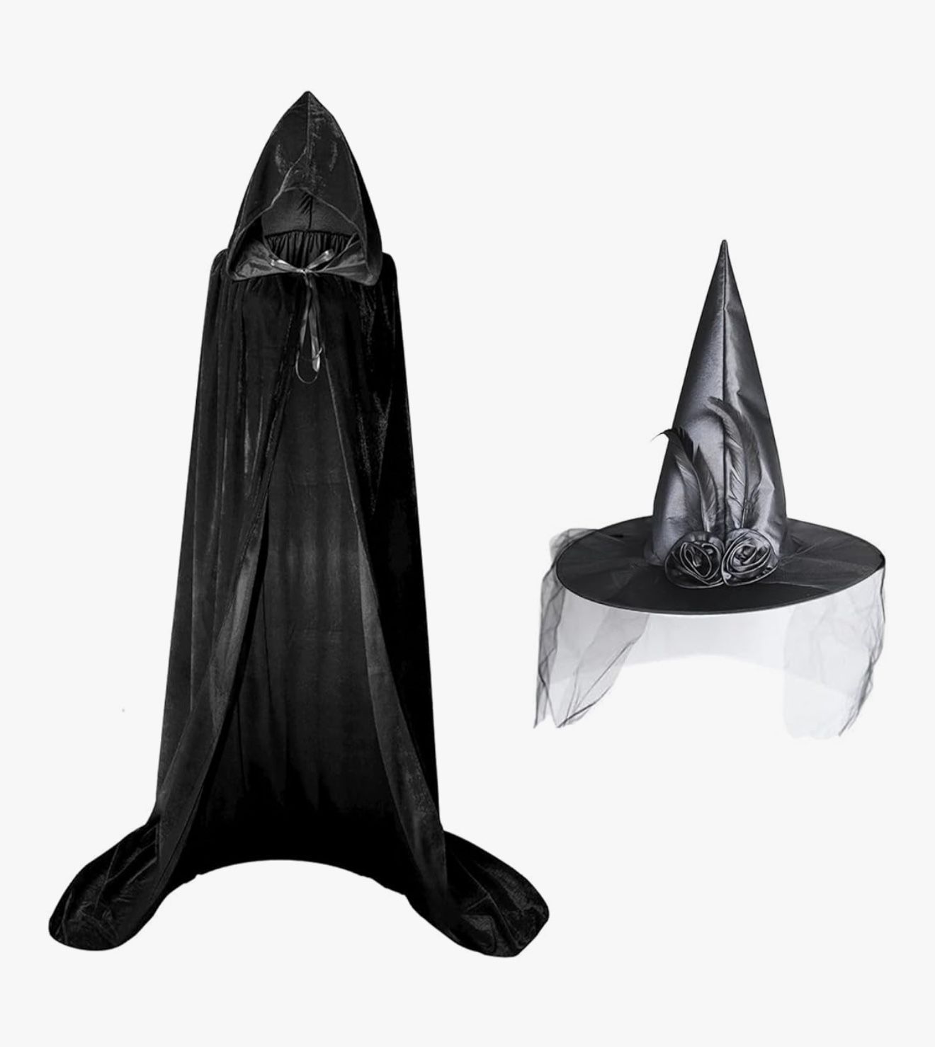 Witch Light up Hat and Cape