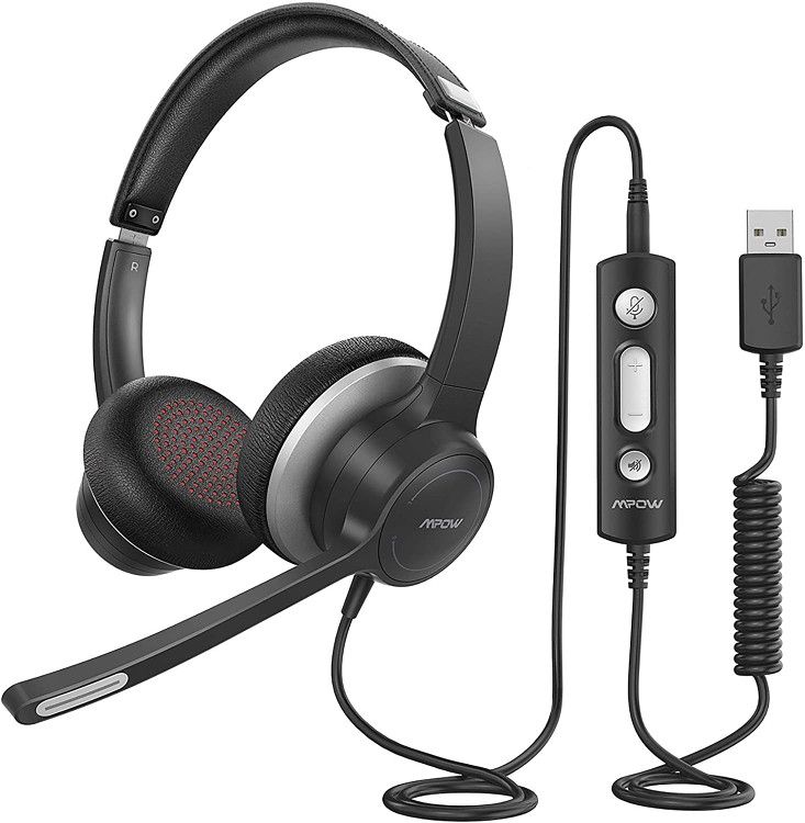 Mpow HC6 USB Headset Mpow HC6 USB Headset Computer Headphone 3.5mm