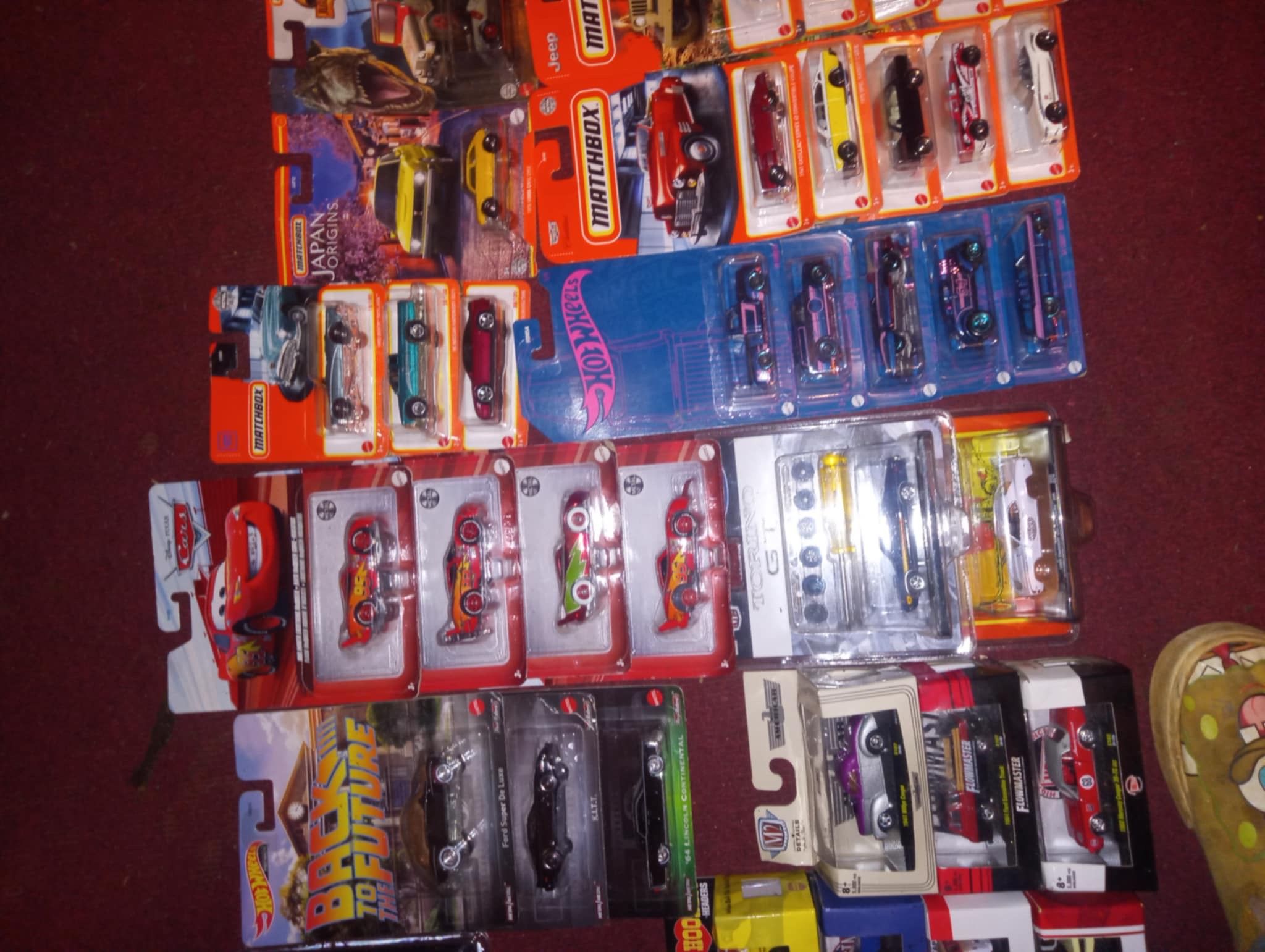 Matchbox, Hot wheels, and m2s