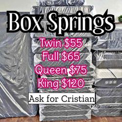 Box Springs  Twin box Full box  Queen box  King box  Bases para colchon  Box spring 