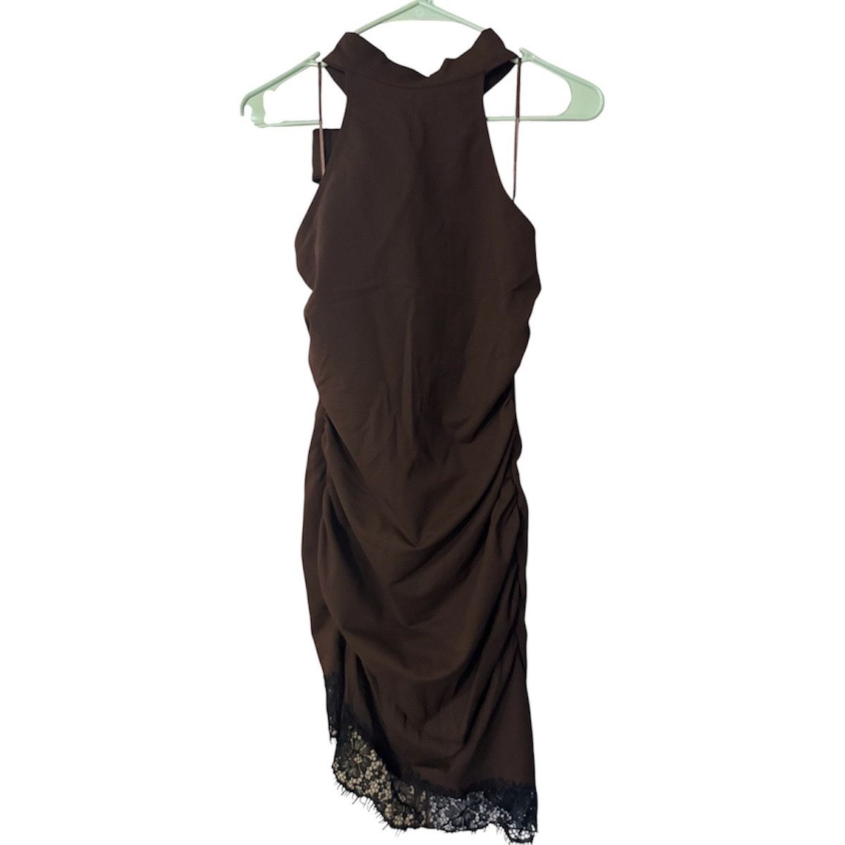 zara brown backless dress for Sale in Honolulu, HI Mocha This hairstyle with a SIZE:XXS / US 0 Open back