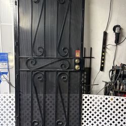 A  Used  Security Door  